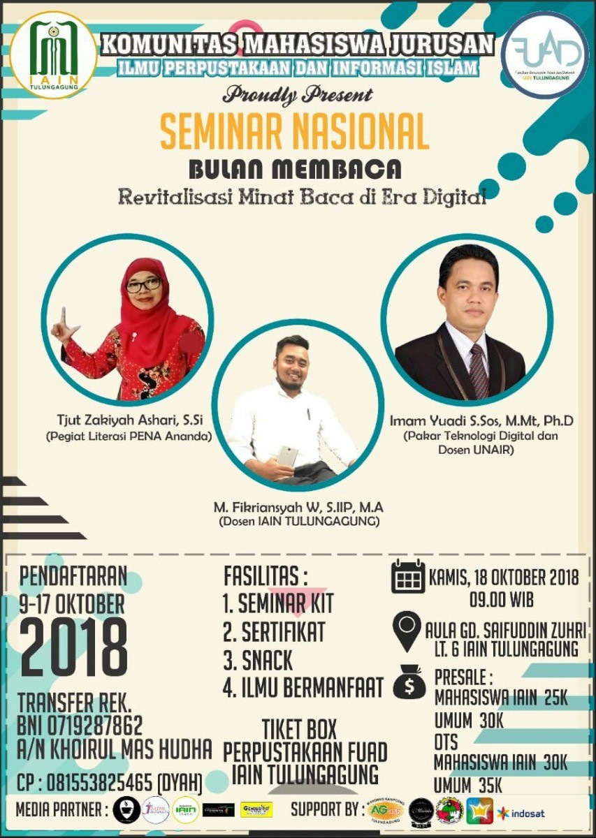 Poster Seminar bulan membaca