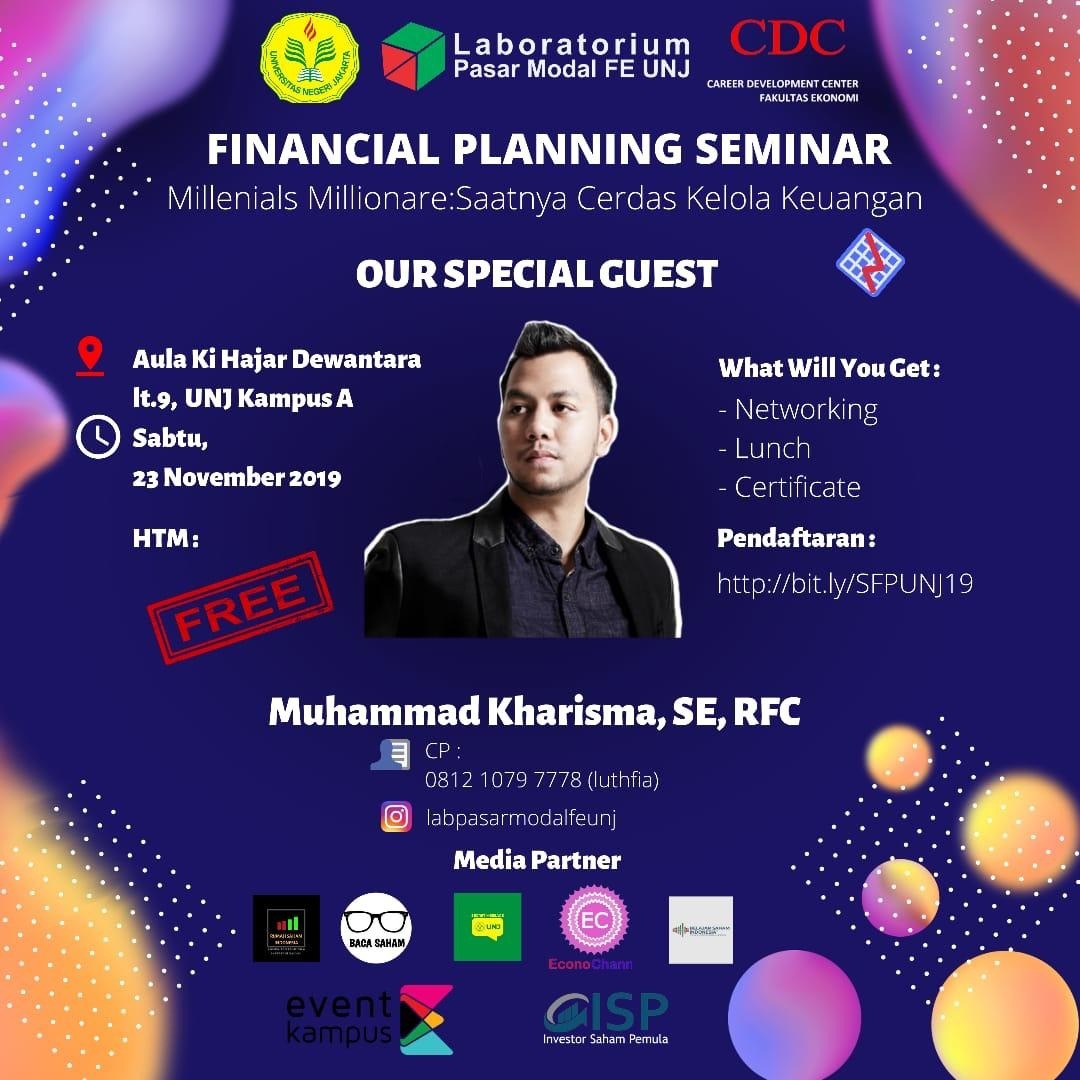 Poster Seminar Financial Planning 2019
