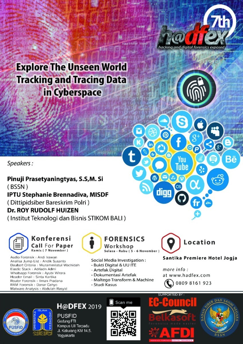 Poster Seminar Hacking and Digital Forensics Exposed (Hadfex)