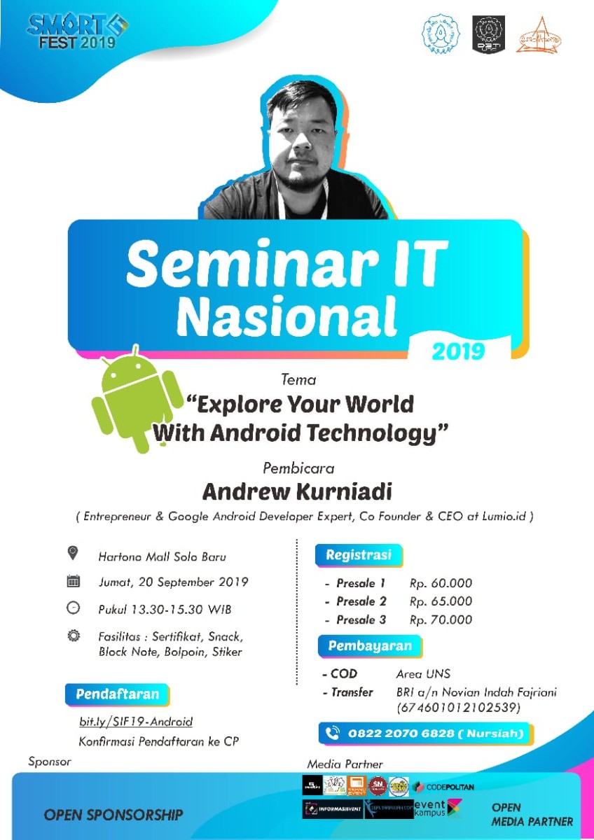 Poster Seminar IT Nasional Tentang Android
