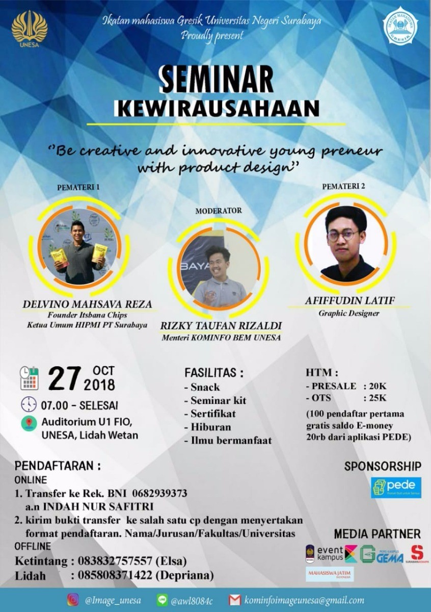 Poster Seminar Kewirausahaan