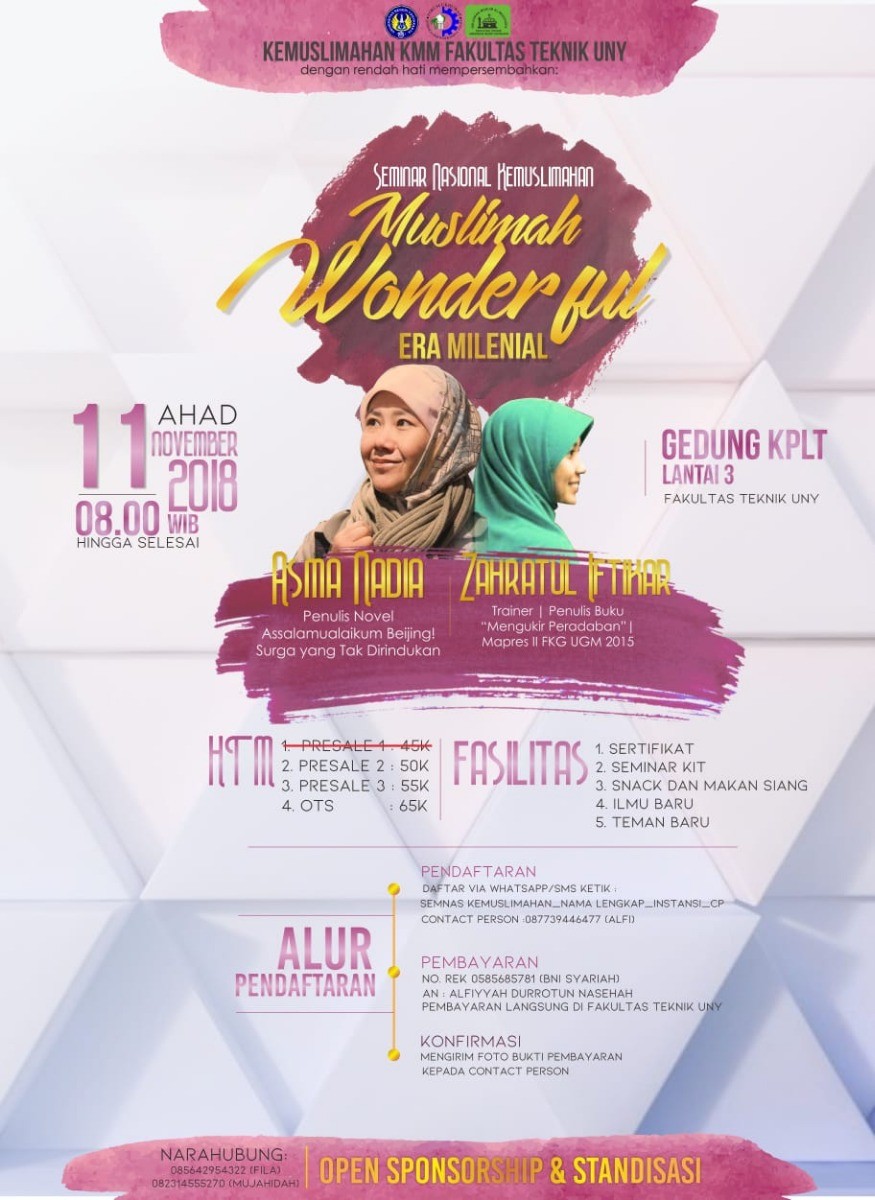 Poster Seminar Nasional Kemuslimahan