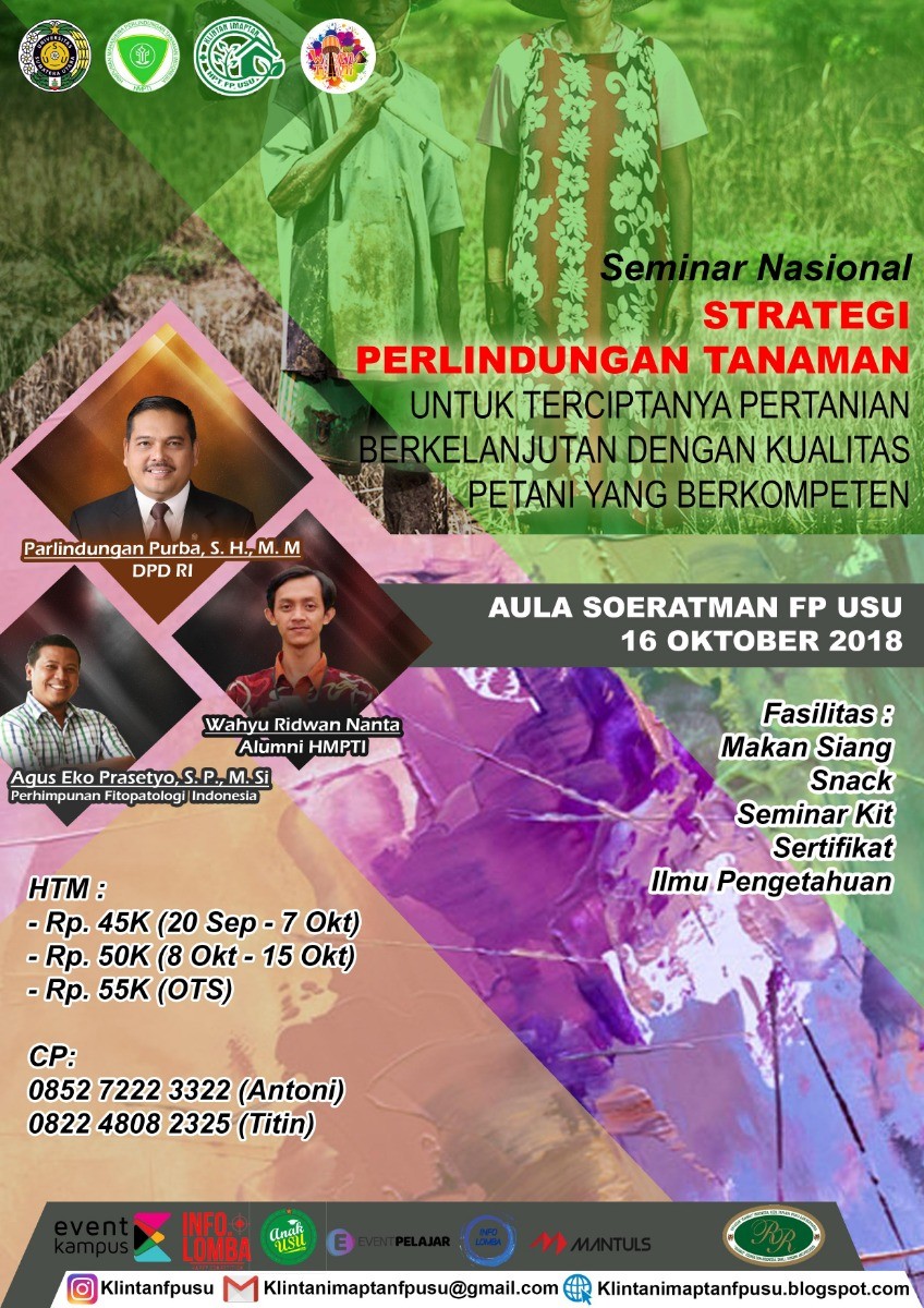 Poster SEMINAR NASIONAL WARNA TANI