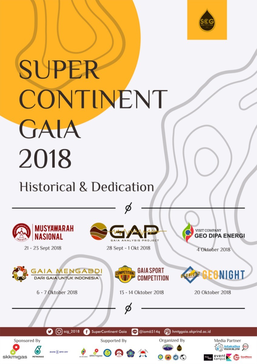 Poster SUPER CONTINENT GAIA 2018