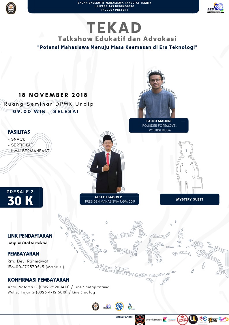 Poster TEKAD 2018 (Talkshow Edukatif dan Advokasi)