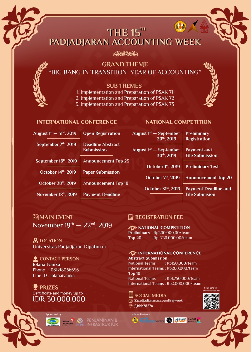 Poster The 15th Padjadjaran Accounting Week
