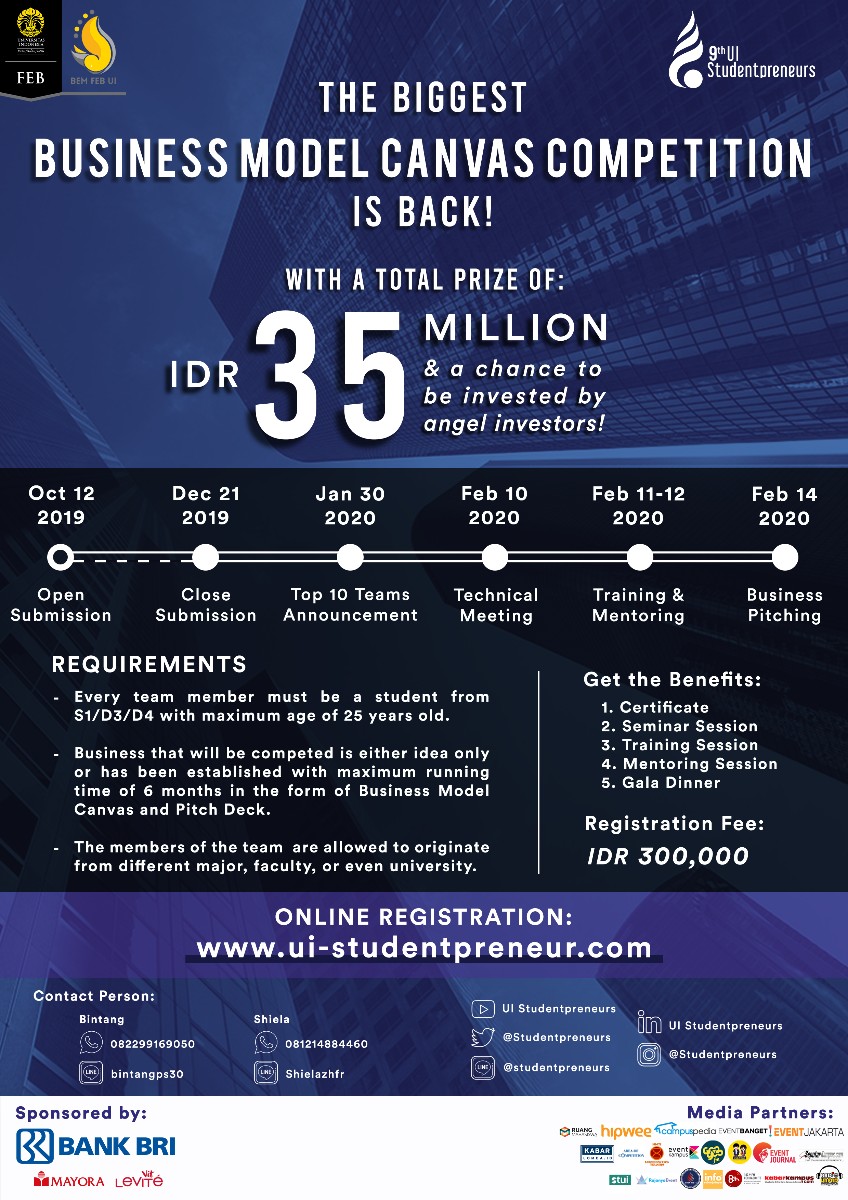 Poster The 9th UI Studentpreneurs