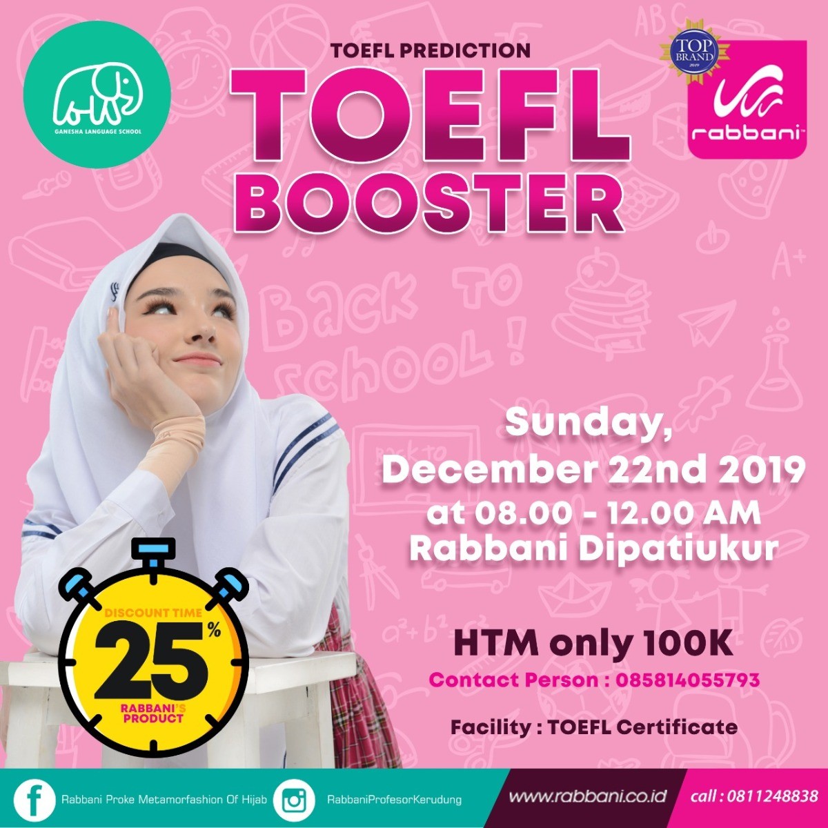 Poster TOEFL Booster