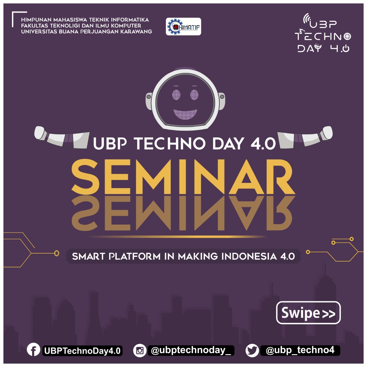 Poster UBP Techno Day 4.0
