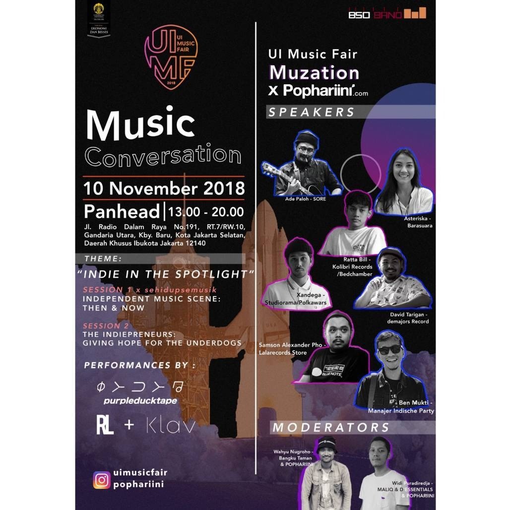 Poster UI Music Fair 2018