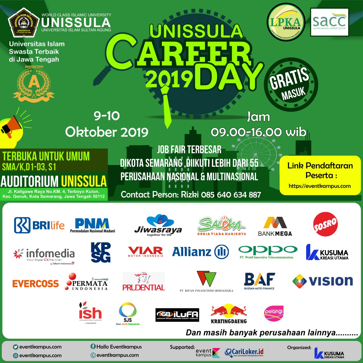 Poster UNISSULA CAREER DAY 2019