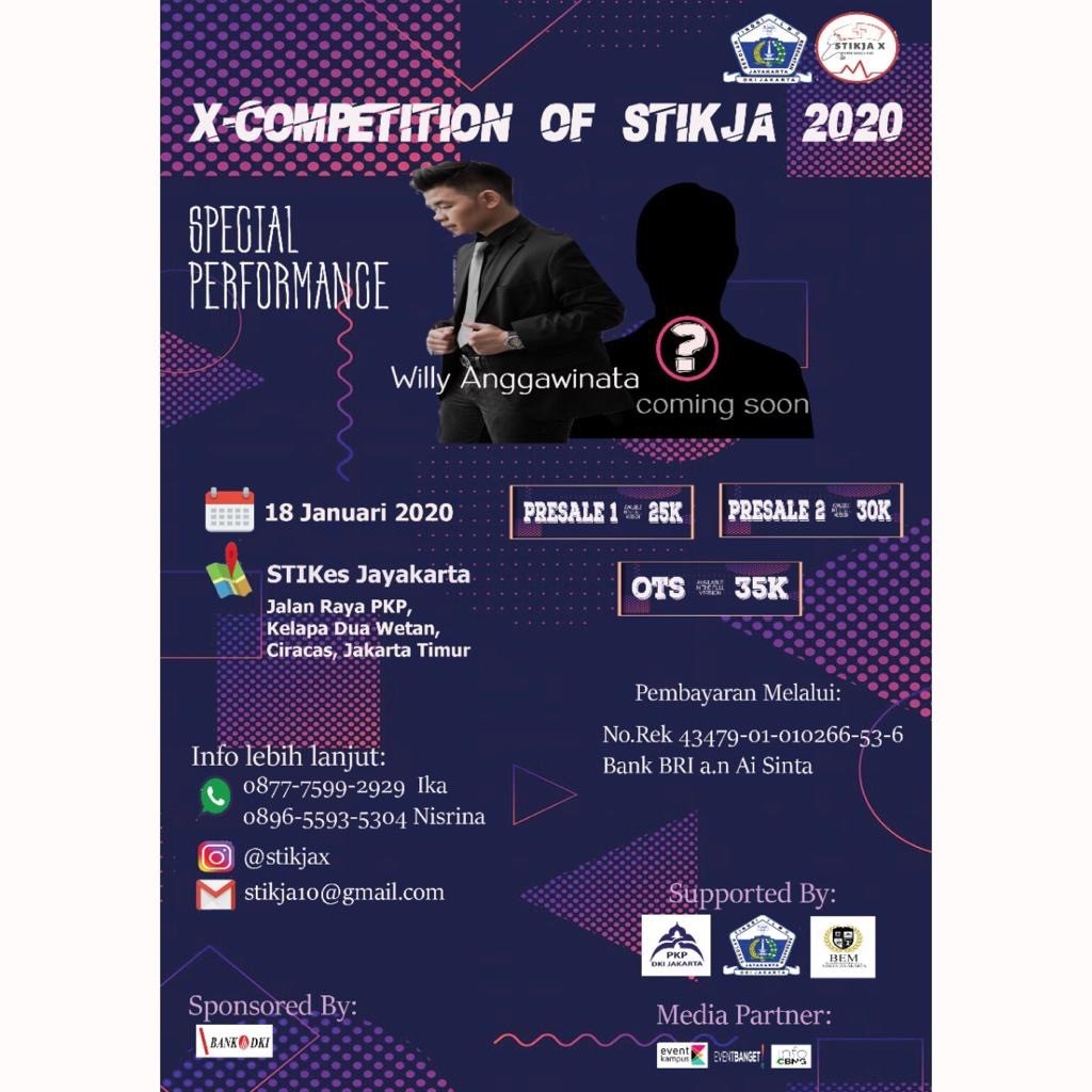 Poster X Competition Of Stikja 2020