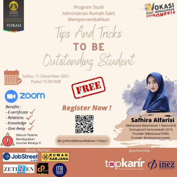 Webinar Tips and Trick to be Outstanding Student