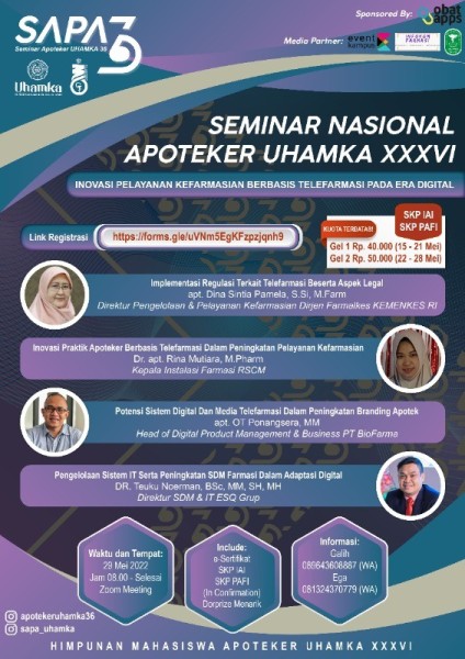 SEMINAR NASIONAL APOTEKER UHAMKA XXXVI