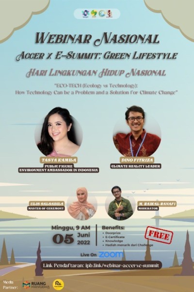 WEBINAR NASIONAL ACCER X E-SUMMIT: Green Lifestyle