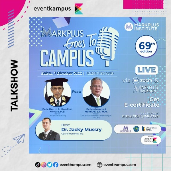 The 69th MarkPlus Goes to Campus