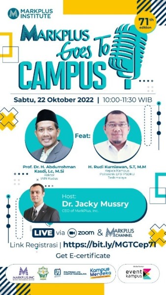 The 71st MarkPlus Goes to Campus