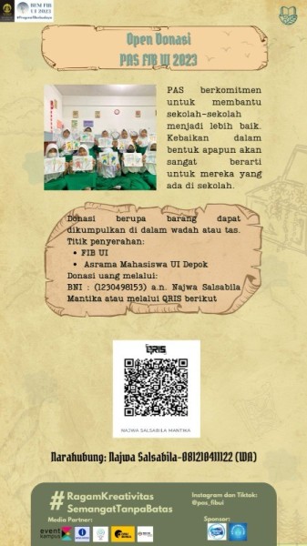 PROGRAM ASISTENSI SEKOLAH: OPEN DONASI