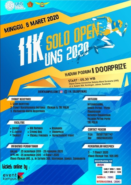 11K SOLO OPEN UNS 2020
