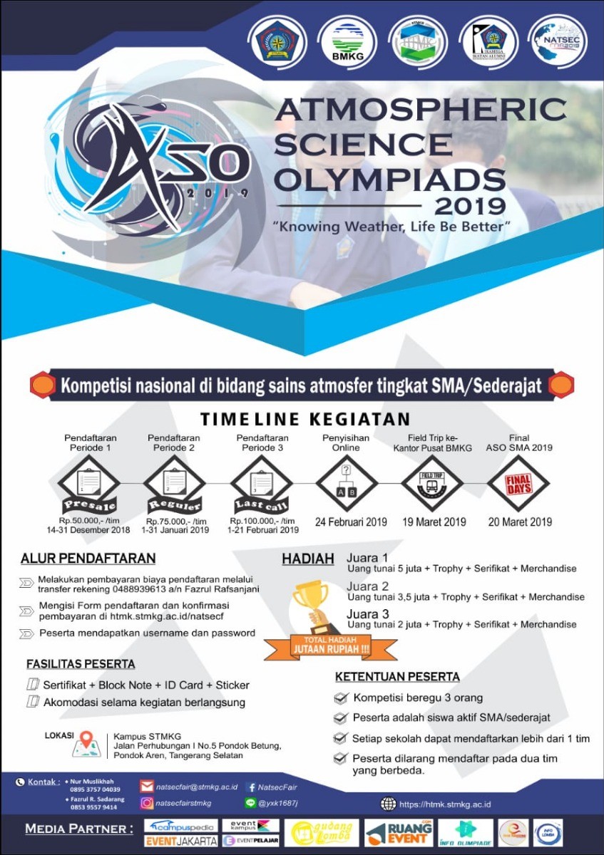 Poster Atmospheric Science Olympiads 2019