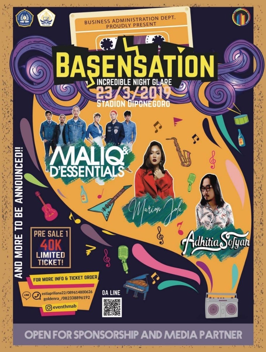 Poster BASENSATION 2K19