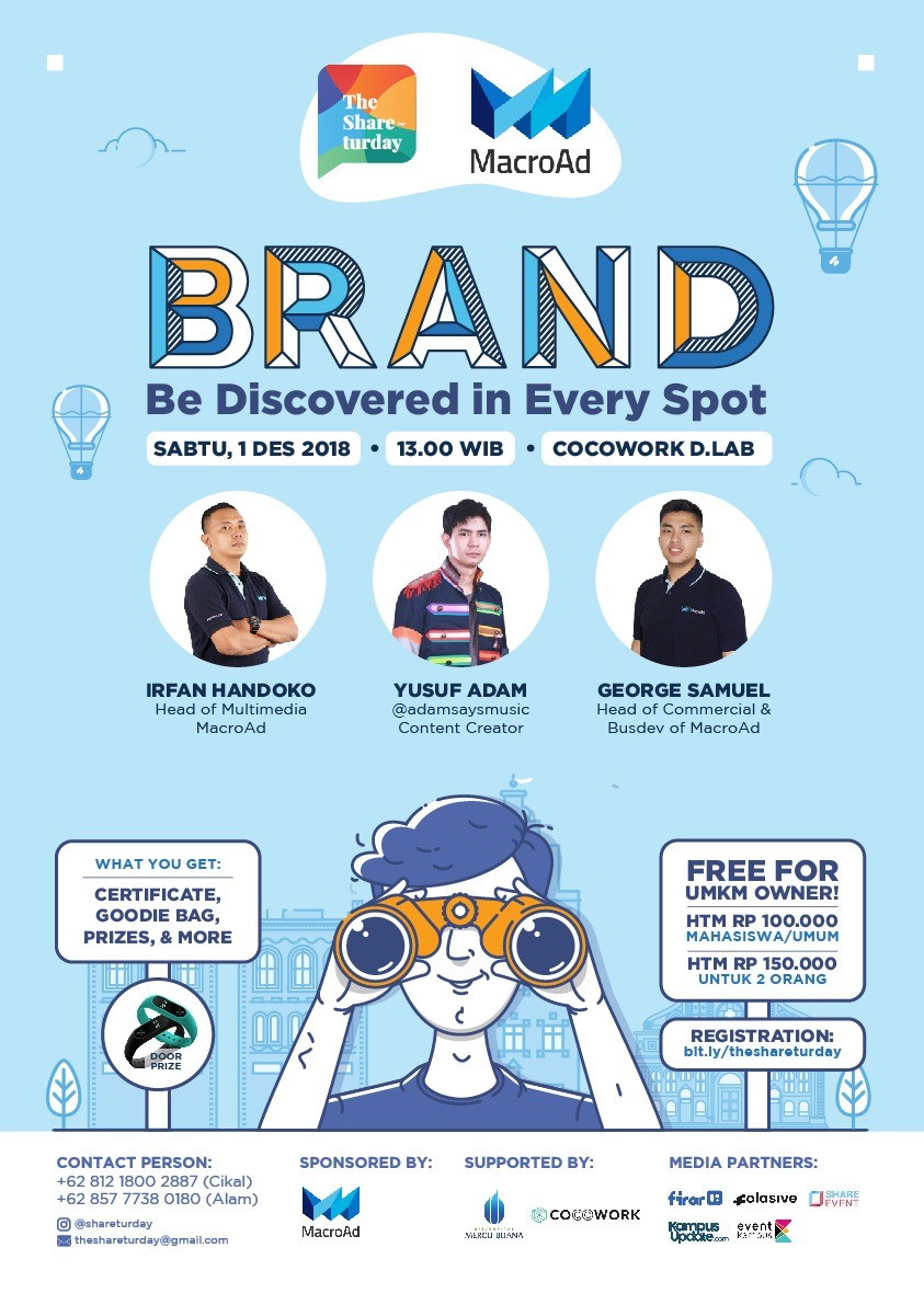 Poster BRAND : Be Discovered In Every Spot