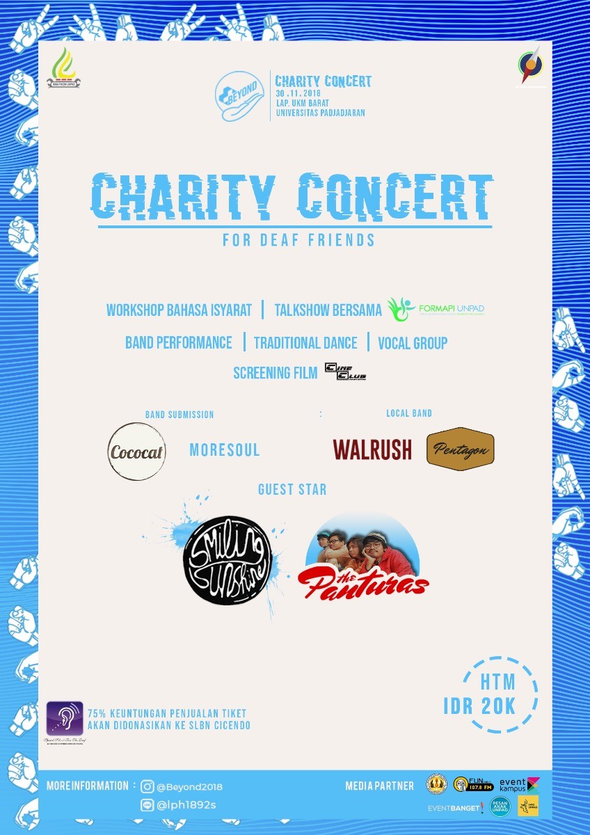 Poster Charity Concert: Beyond 2018