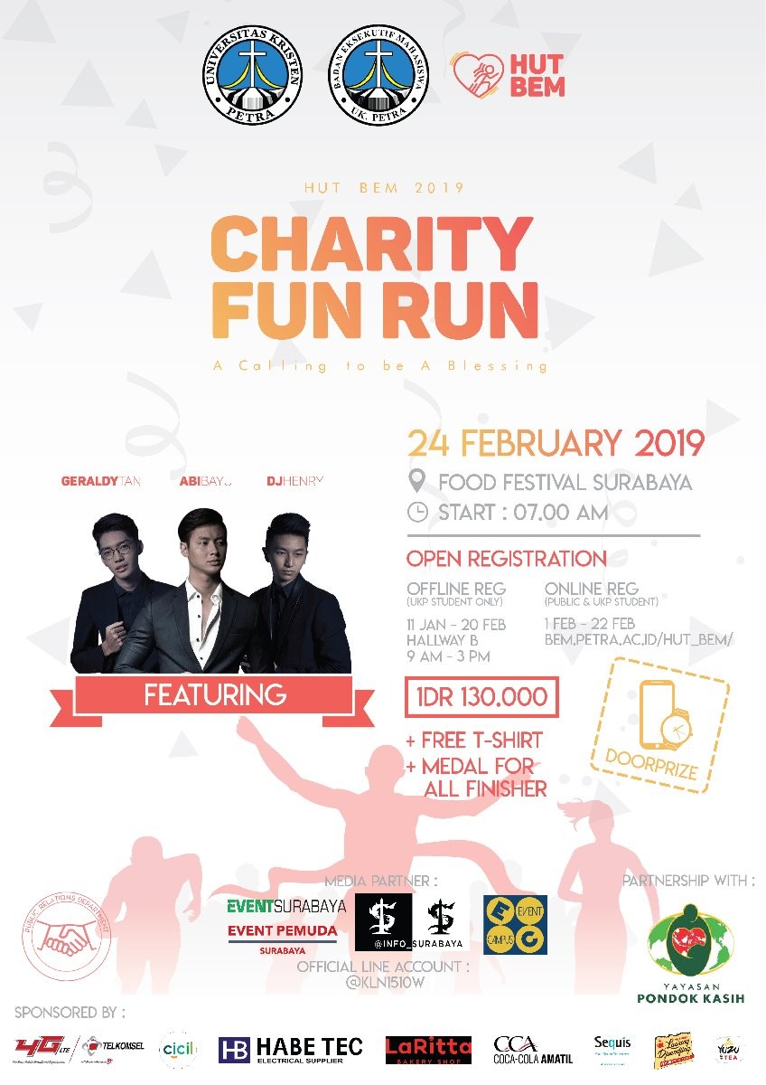 Poster Charity Fun Run - Eventkampus.com