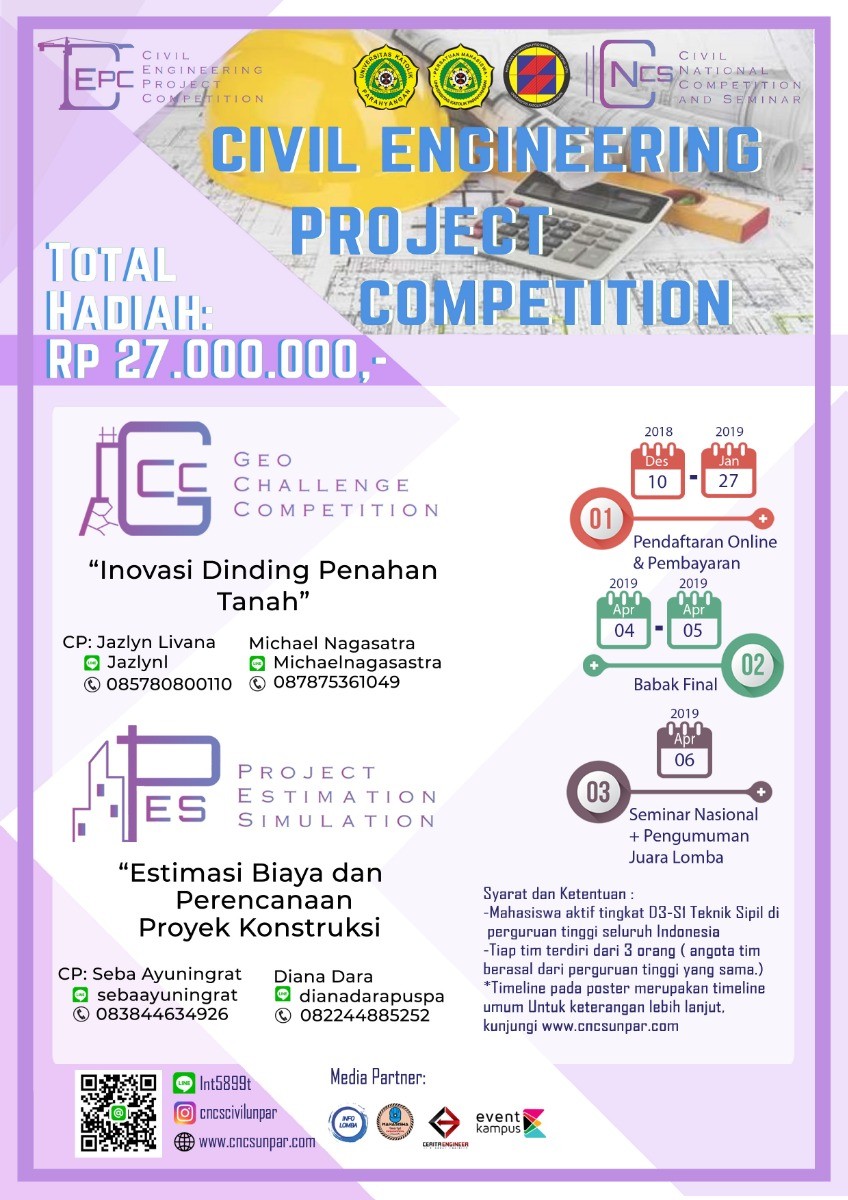 Poster Civil Engineering Project Competition