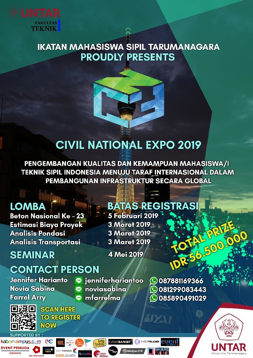 Poster Civil National Expo 2019