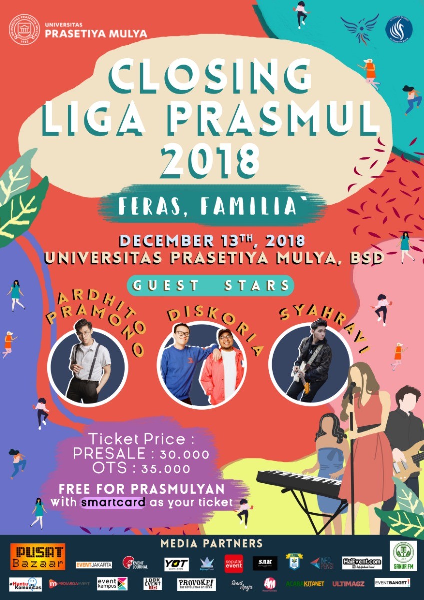 Poster Closing Liga Prasmul 2018 : Feras, Familia'