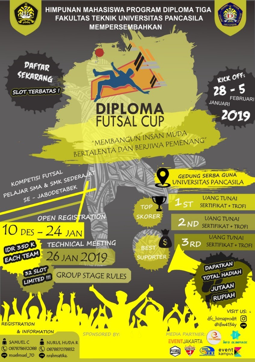 Poster Diploma Futsal Cup