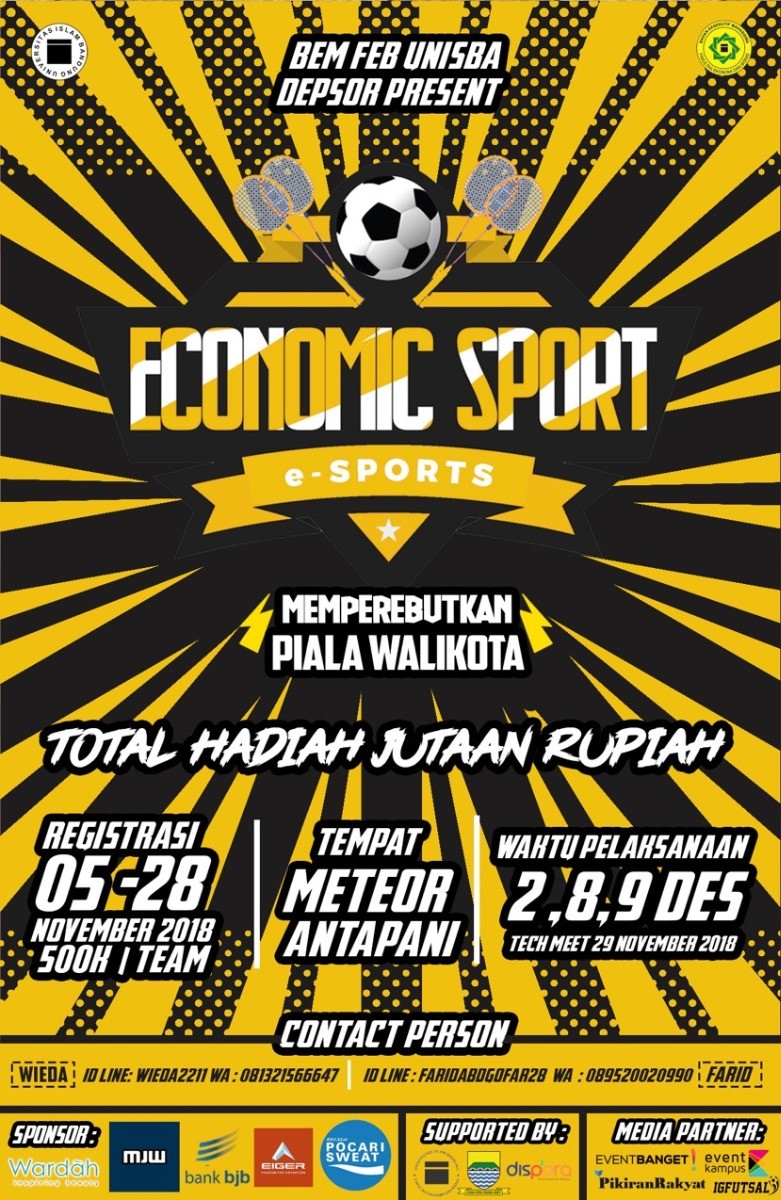 Poster economic sport