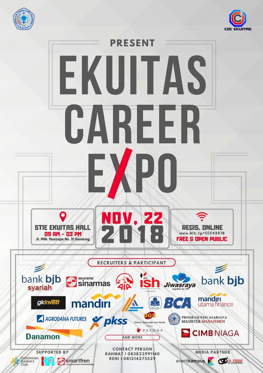 Poster EKUITAS CAREER EXPO 2018