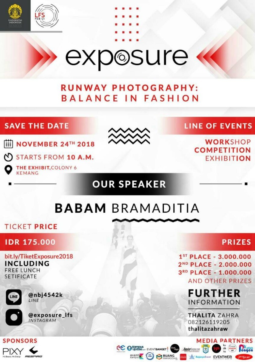 Poster Exposure 2018 | Runway Photography: Balance in Fashion