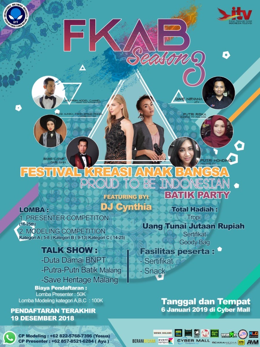 Poster Festival Kreasi Anak Bangsa Season 3