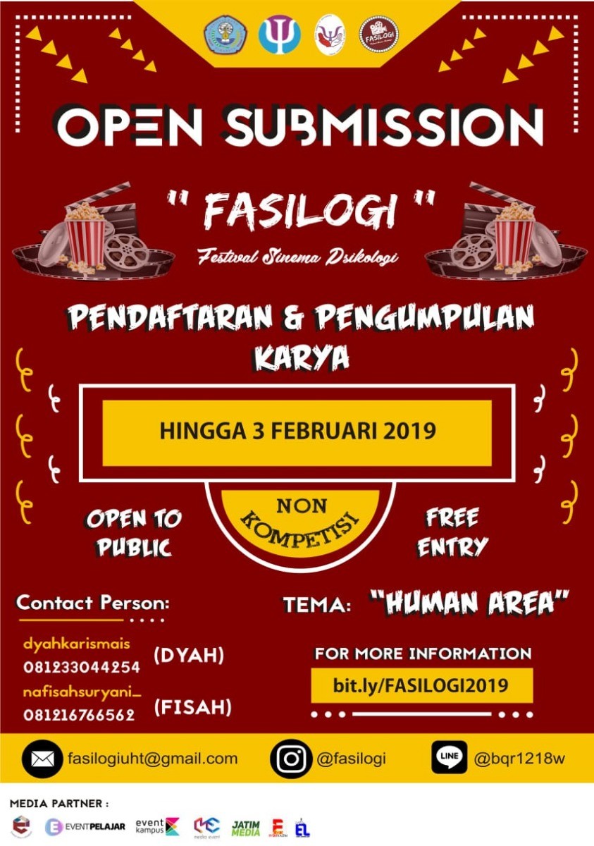 Poster Festival Sinema Psikologi (FASILOGI)