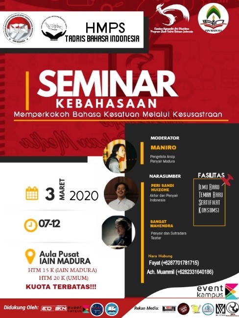 Poster Harlah Prodi Tadris Bahasa Indonesia