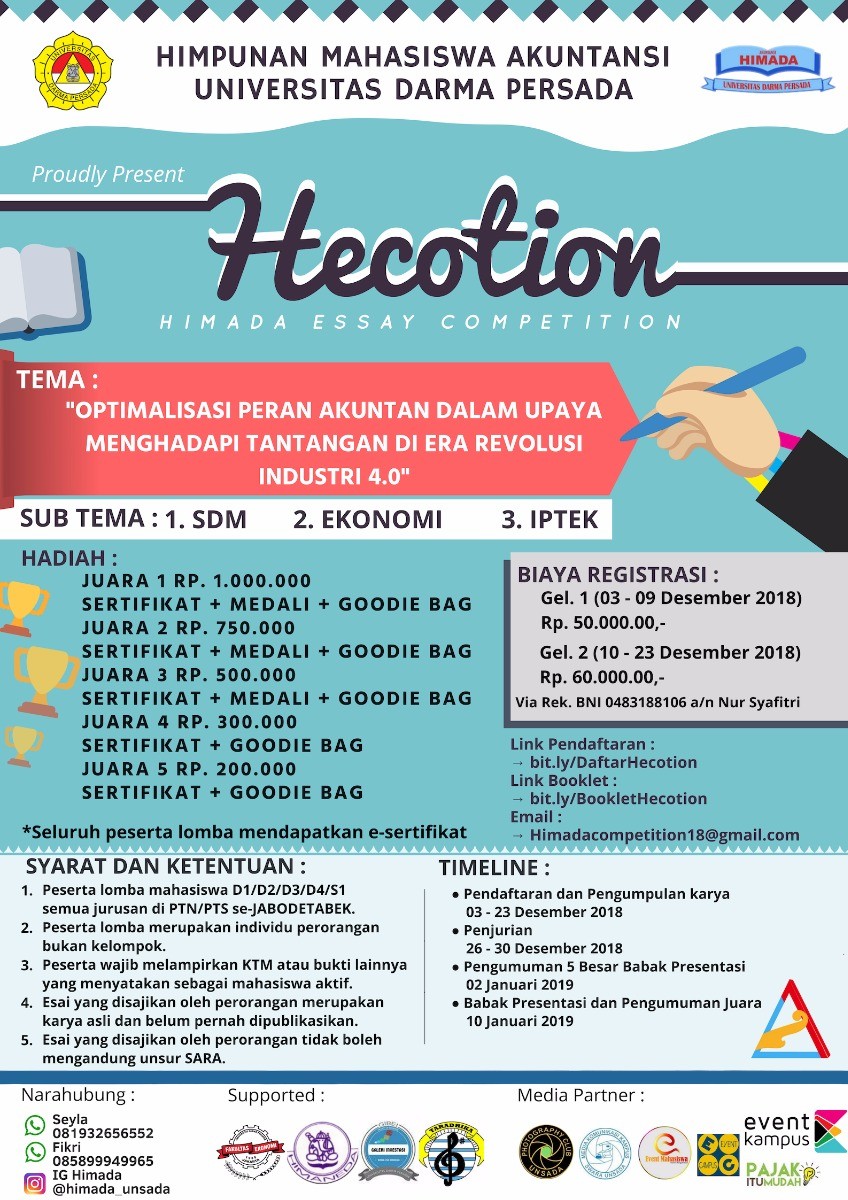 Poster Hecotion Himada Essay Competition