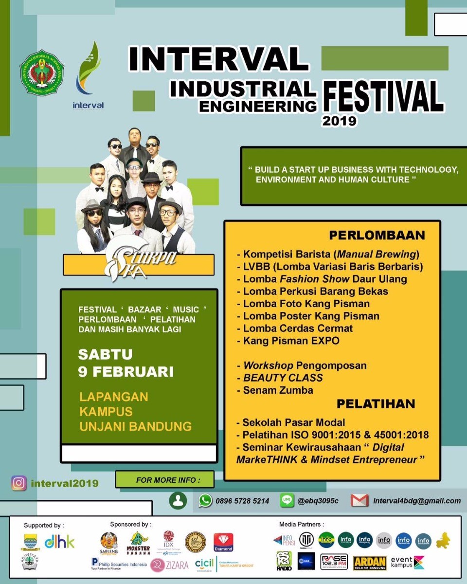 Poster Industrial Engineering Festival 4.0 (Interval 4.0)