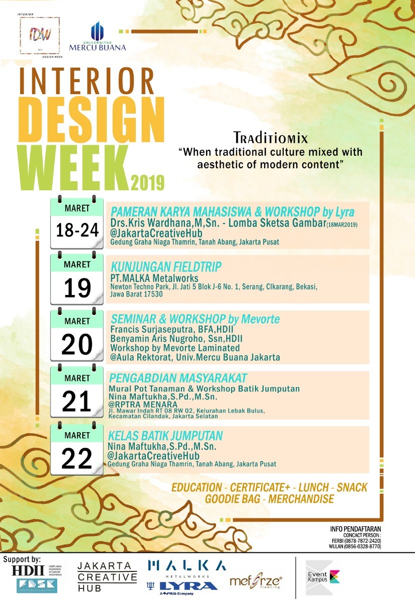 Poster INTERIOR DESIGN WEEK 2019