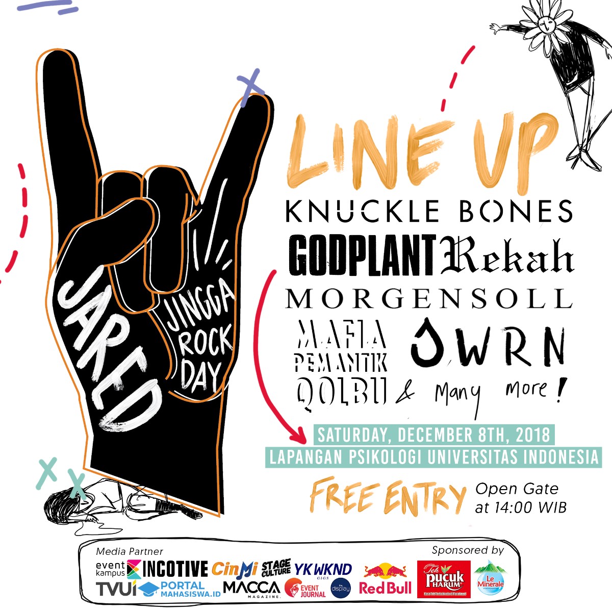 Poster Jingga Rock Day