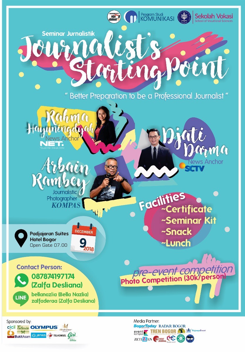 Poster Journalist’s Starting Point 2018