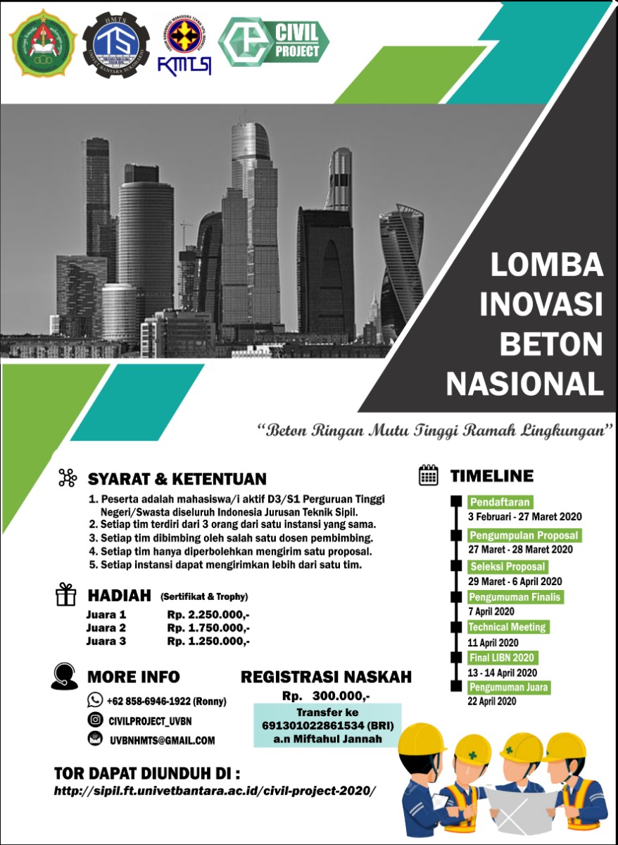 Poster Lomba Inovasi Beton Nasional