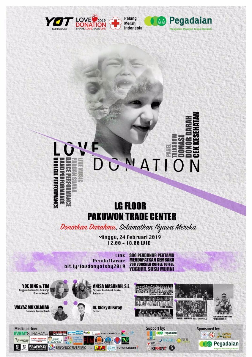 Poster Love Donation 2019