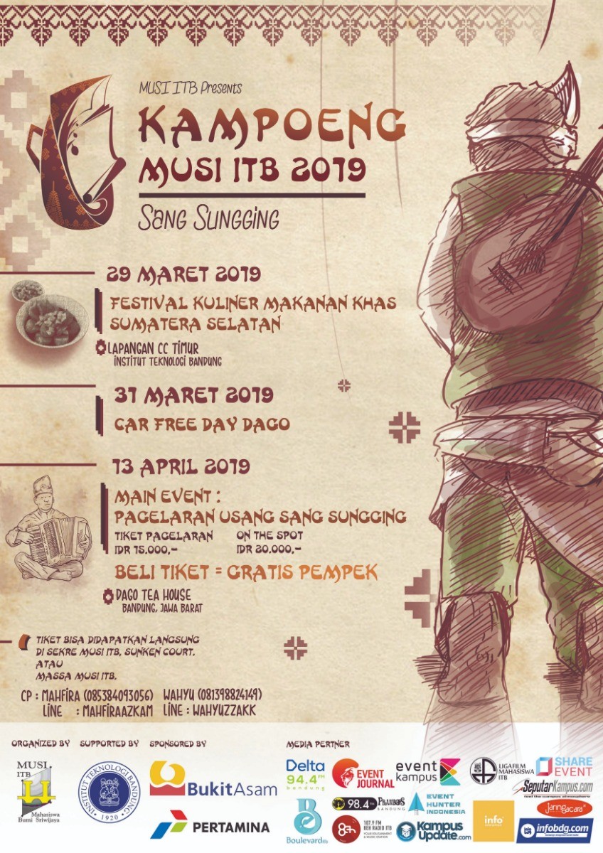 Poster Main Event Kampoeng Musi ITB 2019