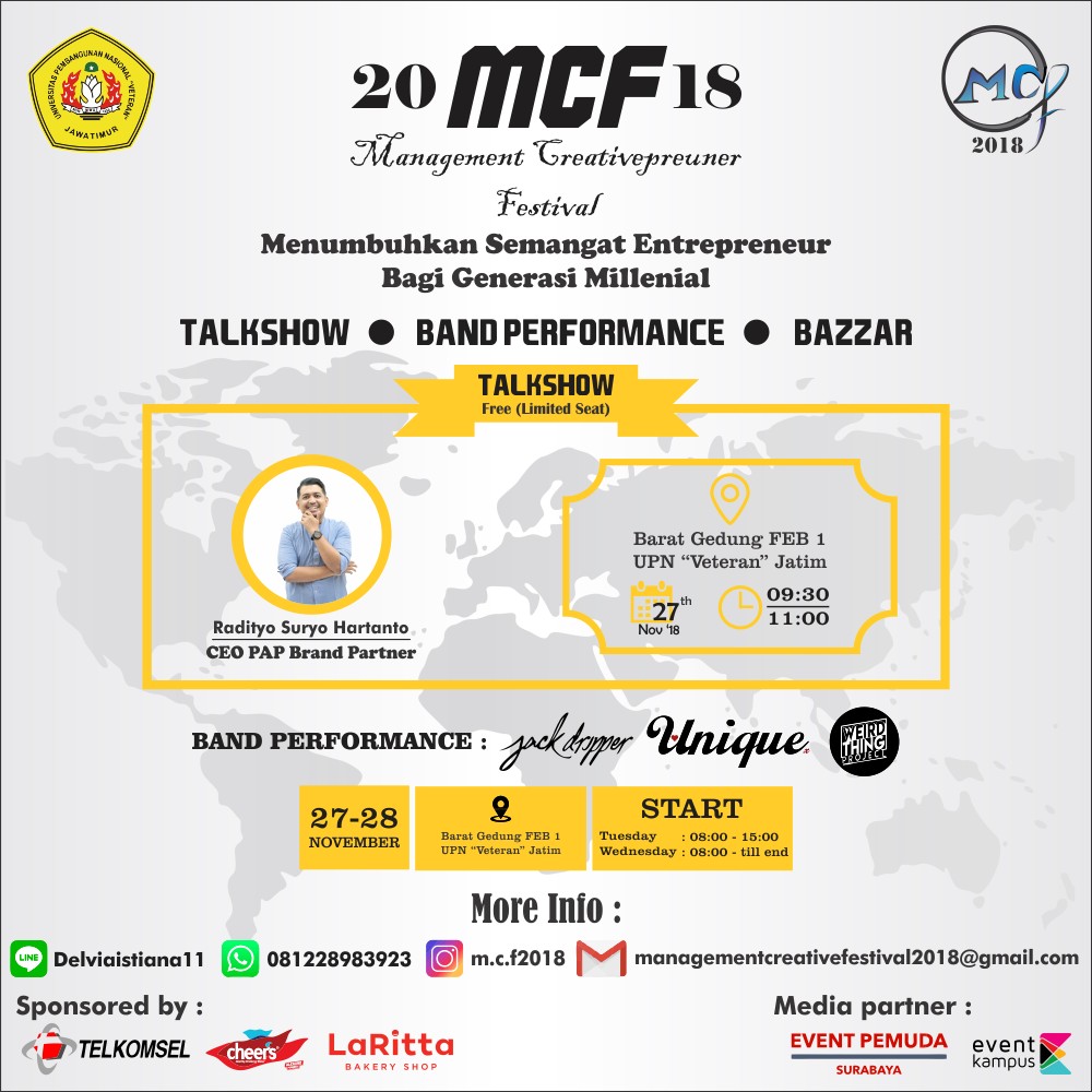 Poster Management Creativepreneur Festival 2018