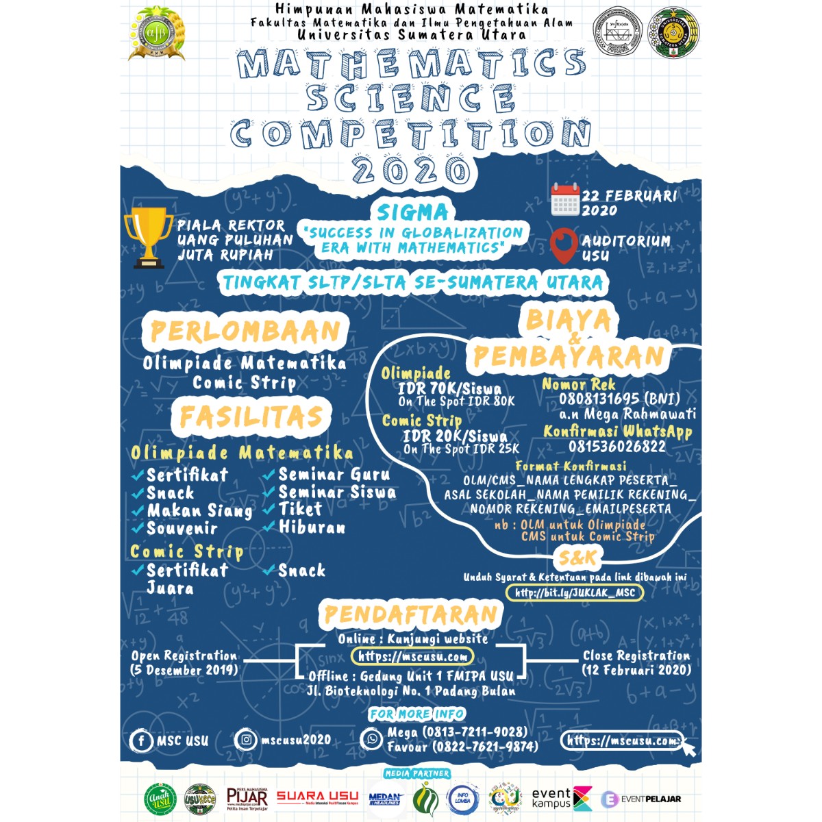 Poster Mathematics Science Competition 2020