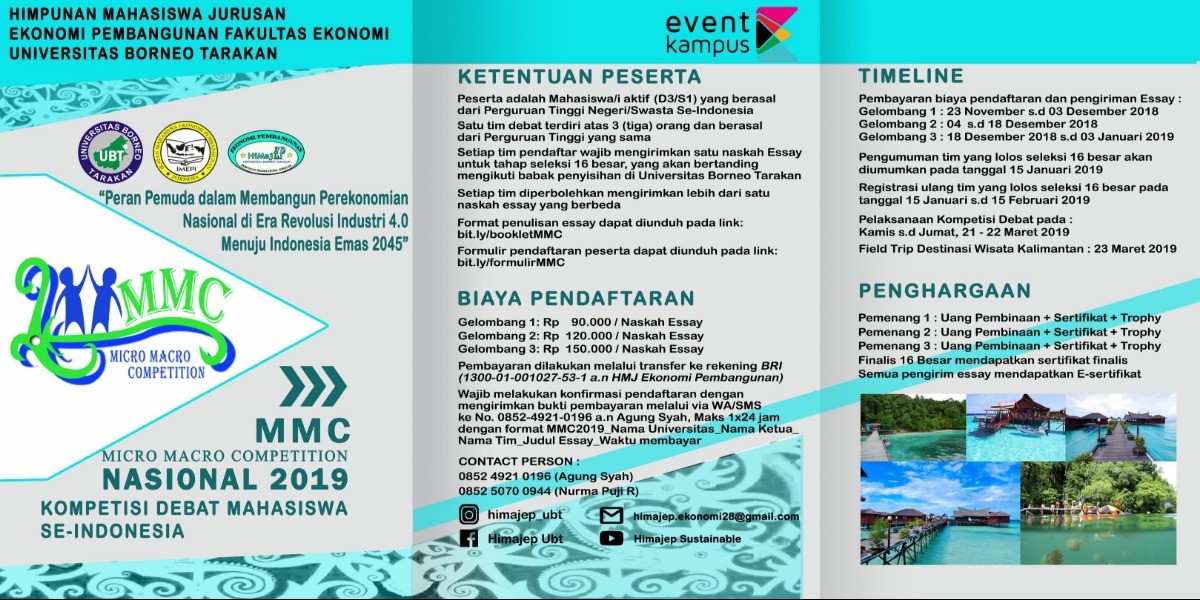 Poster MICRO MACRO COMPETITION NASIONAL 2019