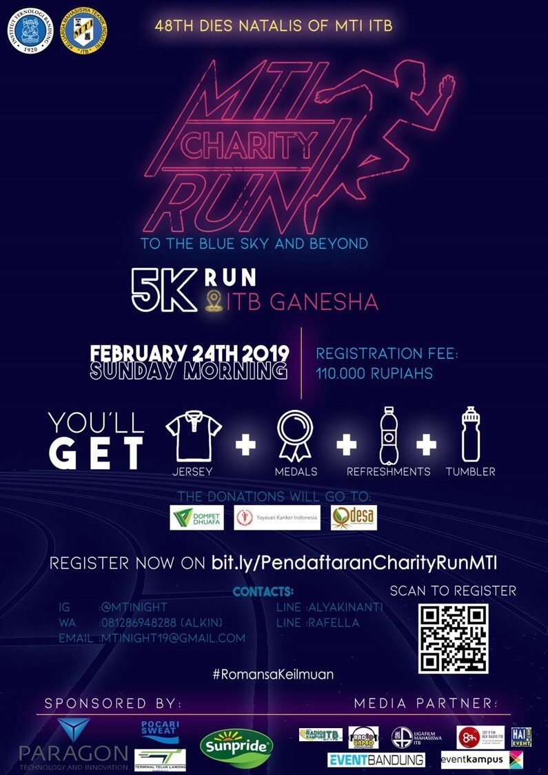 Poster (PROMO!) MTI Charity Run 2019